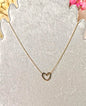 Simple Hollow Heart Necklace