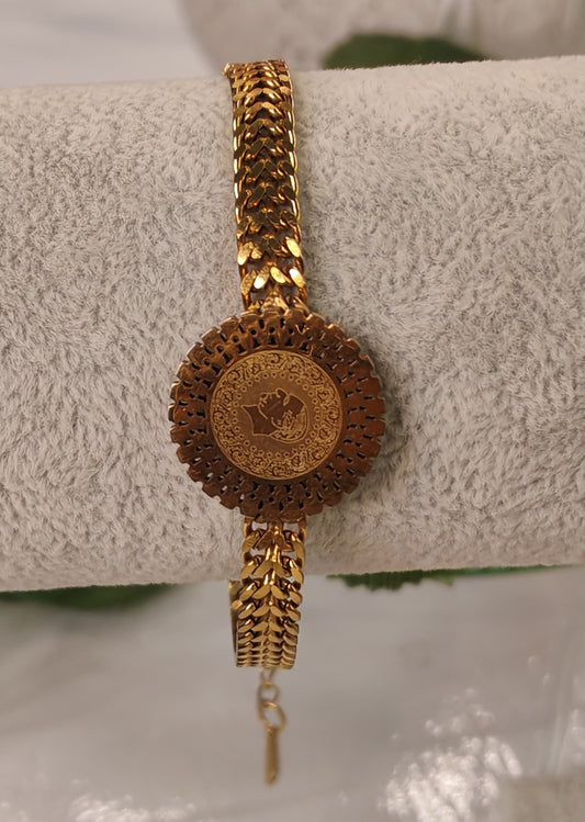 Gold Coin Bracelet