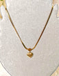 Simple Golden Heart Necklace