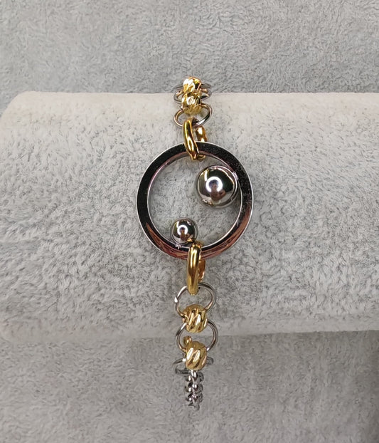 Gold and Silver Galaxy Bracelet