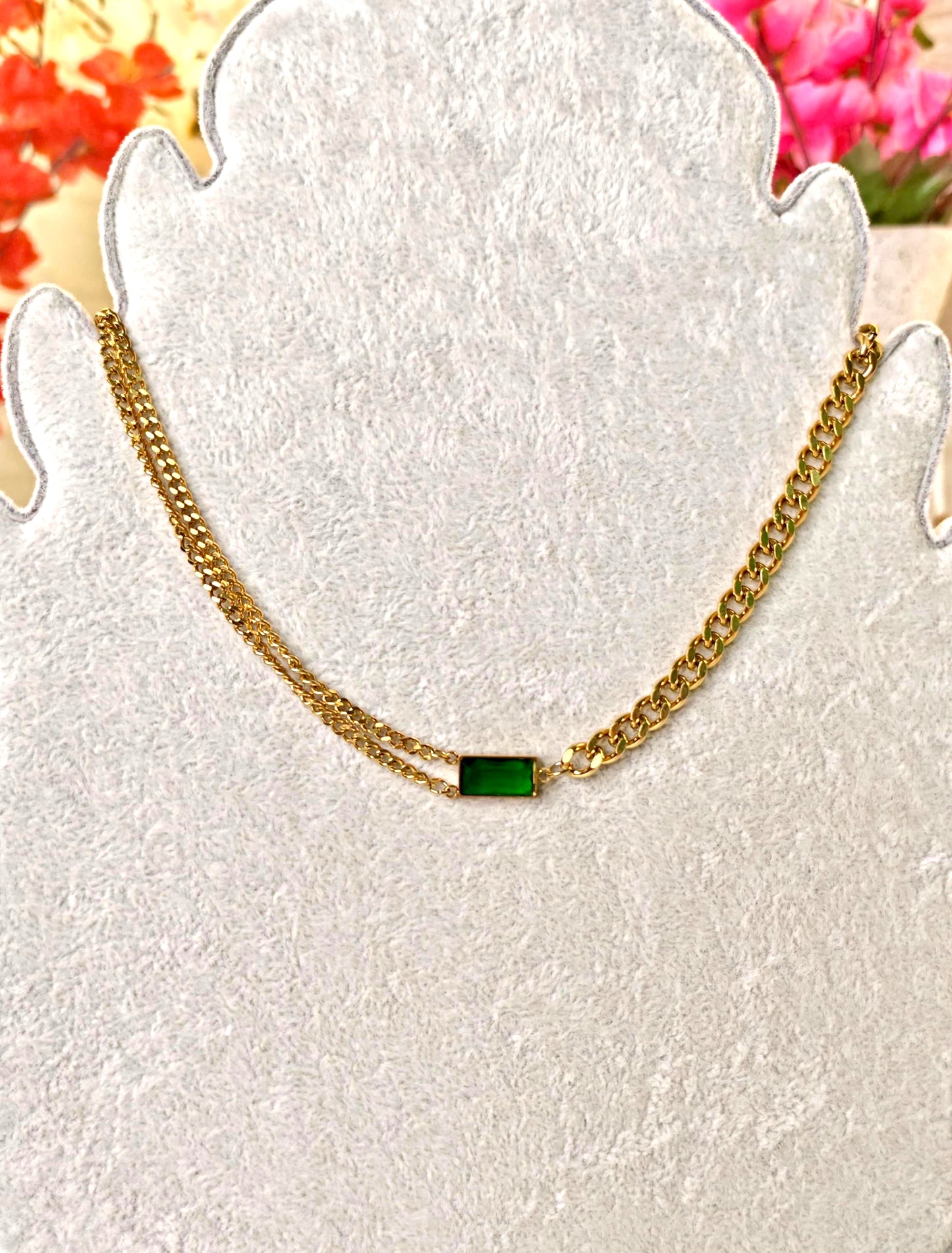 Green Stone Necklace