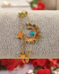 Gold Double-Layer Sun and Stars Bracelet