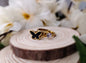 Butterfly and Crystal Twin Rings