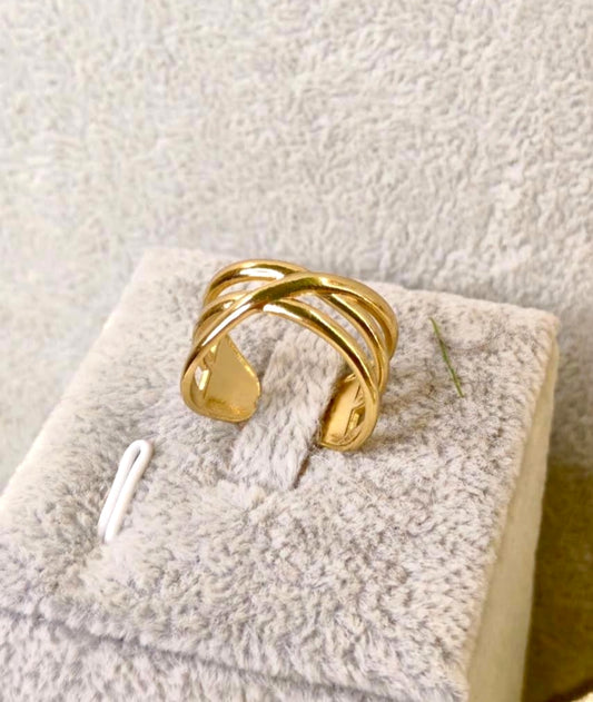 Elegant Interlocking Ring